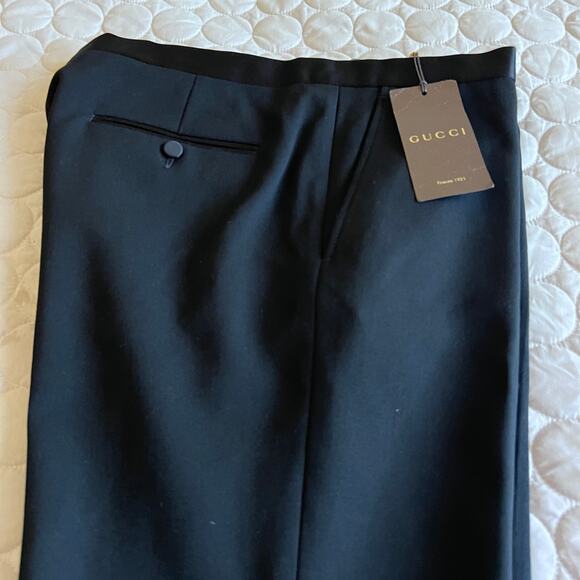 Gucci Wool-Blend Tailored Trousers – Made in Italy – IT 50R (~US 34R - Picture 8 of 13
